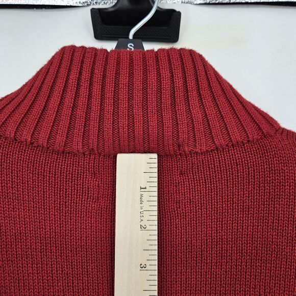 Vintage Polo Ralph Lauren Sweater Mens XL Long Sleeve Red Turtle Neck Cotton - Picture 4 of 8